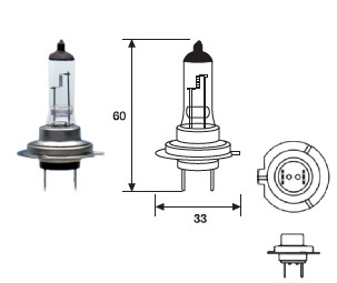 H7 24V LAMP.24V 70W